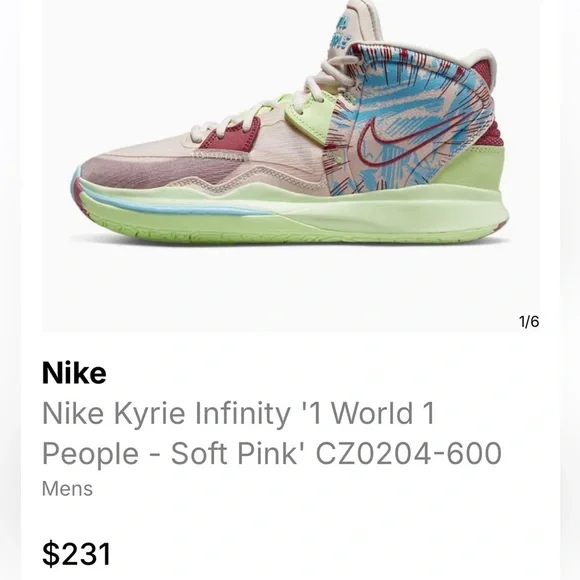 Nike 2022
Kyrie Infinity EP '1 World 1 People - Soft Pink' - Picture 8 of 8
